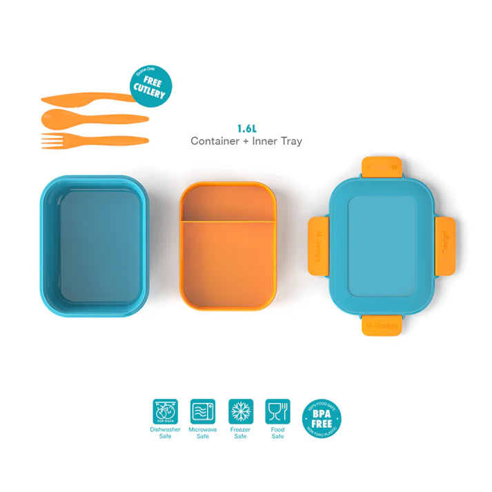 Lunch Box Fresco2 By Mdesign 1,6 Liters