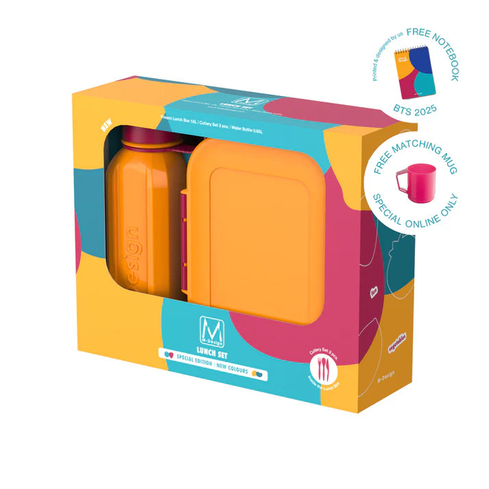 Fresco2 2.1 ml Lunch Box Set + Free Mug