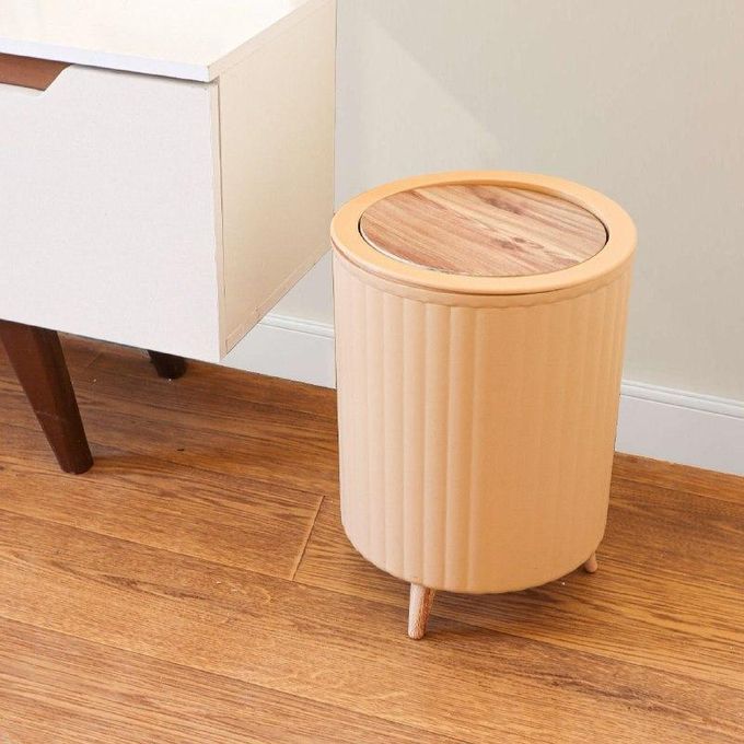 7 Liters Decorative Wastebin With Rounding Lid