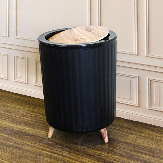 7 Liters Decorative Wastebin With Rounding Lid