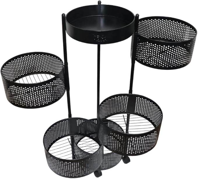5 Tiers Circular Vegetables Organizer - Kitchanova