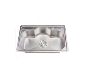 Sifin Steel kitchen sink stainless steel 80x50cms