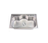 Sifin Steel kitchen sink stainless steel 80x50cms