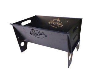 Charcoal BBQ Grill – Galvanized Steel for Home & Camping - Kitchanova
