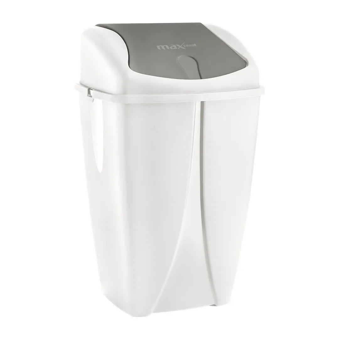Max Plast - 10L Swing Lid Trash Bin