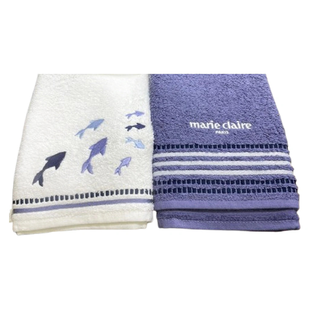 Marie Claire Set Of 2 Kitchen Towels 50 X 50
