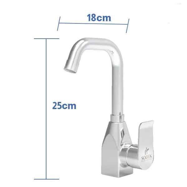 SOBEK General Plus Medium Sink Mixer with Movable Spout – Hand Mixer