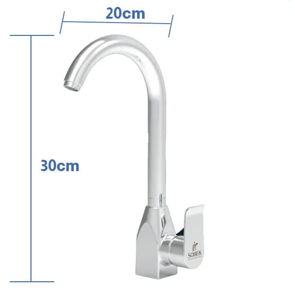 SOBEK General Plus Sink Mixer with Movable Spout & Hand Mixer
