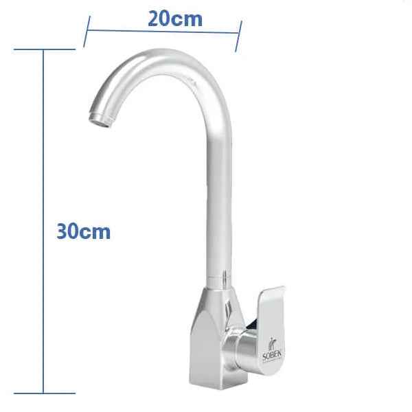 SOBEK General Plus Sink Mixer with Movable Spout & Hand Mixer