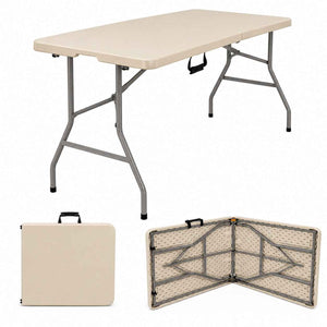 Hayel Beige Foldable Table 183 X 76 Cm - Made In Egypt