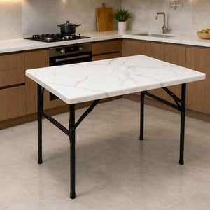 Home HDPE Foldable Table 86 cm X 60 cm