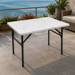 Home HDPE Foldable Table 86 cm X 60 cm