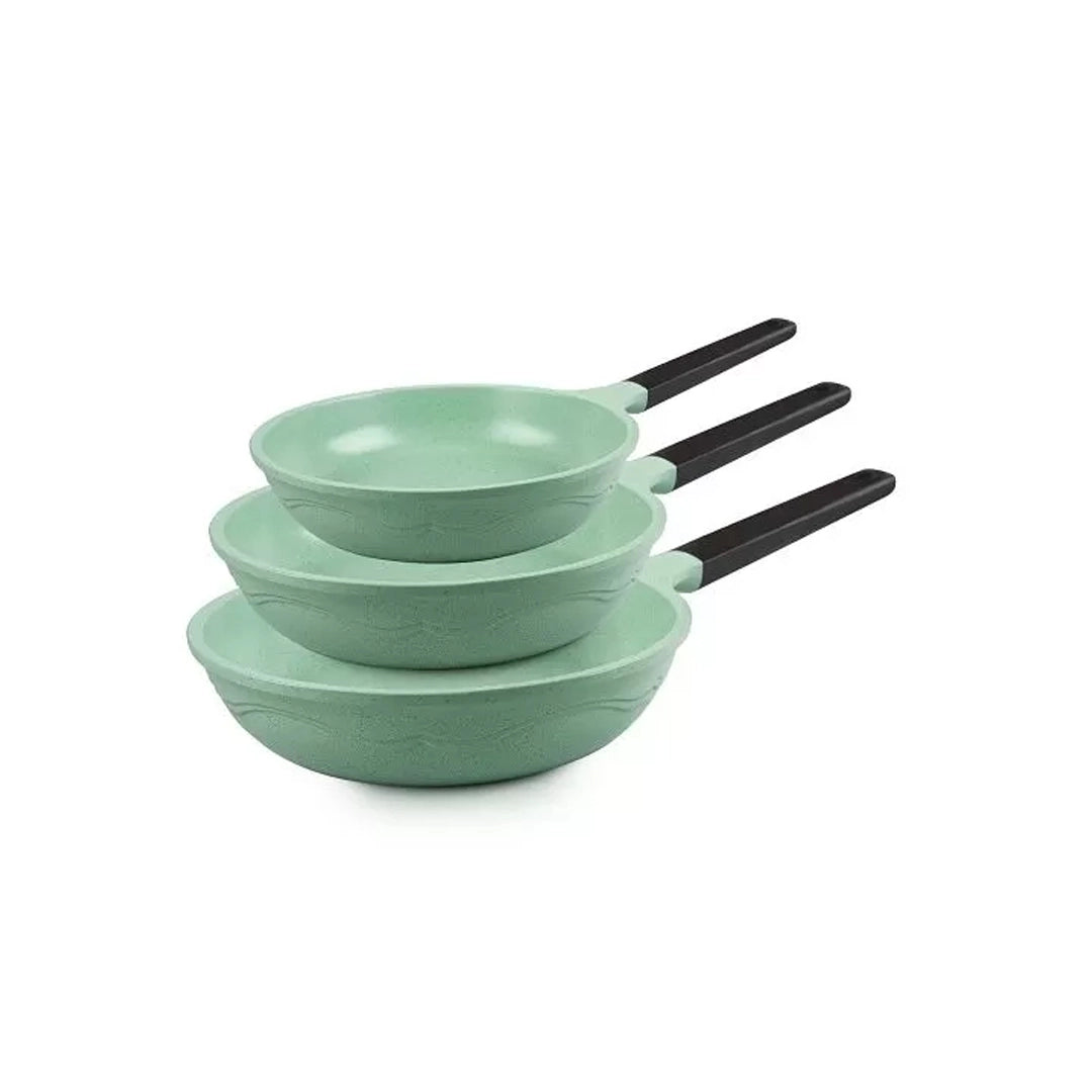 Mint Green Master Retro Set Of 3 Pans