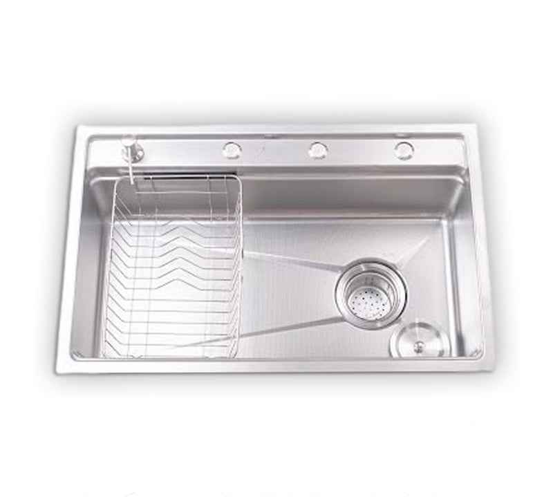 Sifin Steel Kitchen Sink 78 cm | Stainless Steel with Nano Ceramic Coating