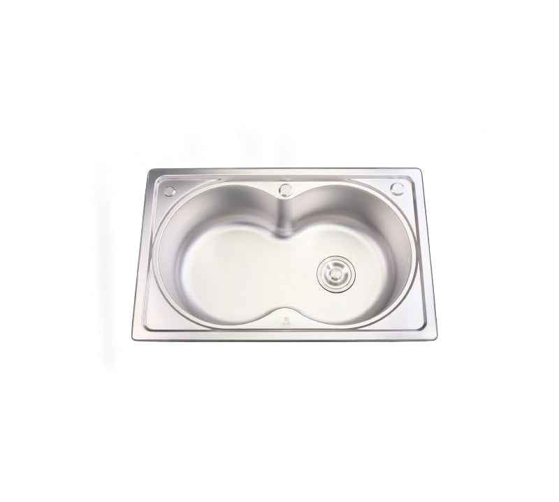 Sifin Steel kitchen sink stainless steel 72x45cms