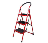 3 Steps Metal Ladder - Wide Step