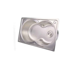 Sifin Steel Kitchen Sink 72x45cms Stainless Steel with Soap Dispenser - Kitchanova