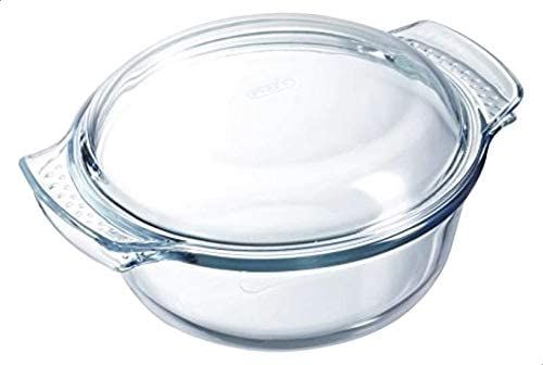 Pyrex - حلة مدورة - 3.20 لتر - بغطاء