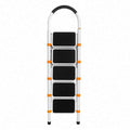 5 Steps Metal Ladder – Heavy Duty Steel Foldable Ladder