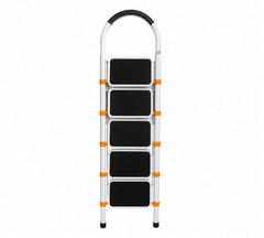5 Steps Metal Ladder – Heavy Duty Steel Foldable Ladder