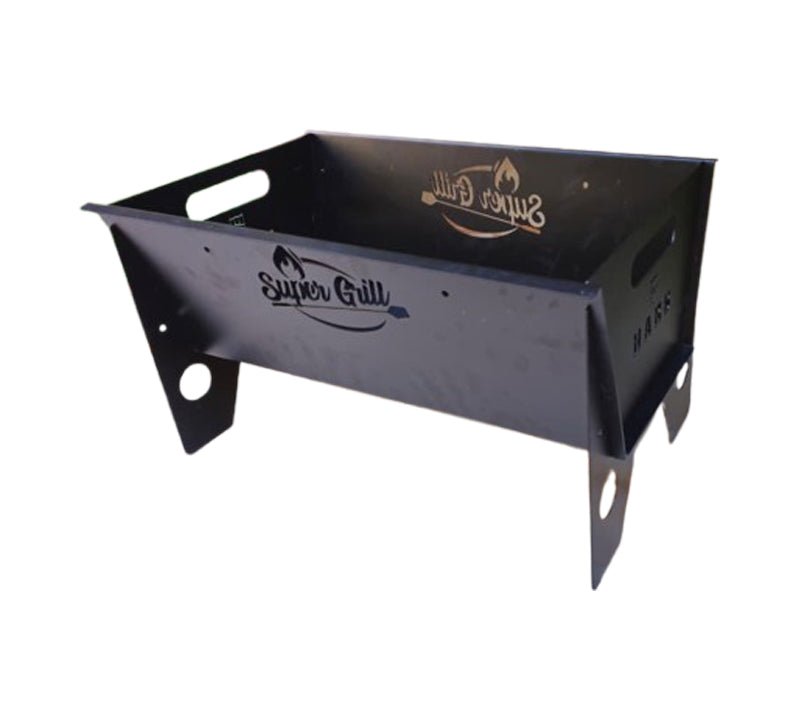 Charcoal BBQ Grill – Galvanized Steel for Home & Camping - Kitchanova