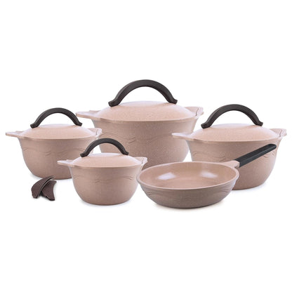 Caramel Master Retro Set Of 4 Granite Pots And Pan