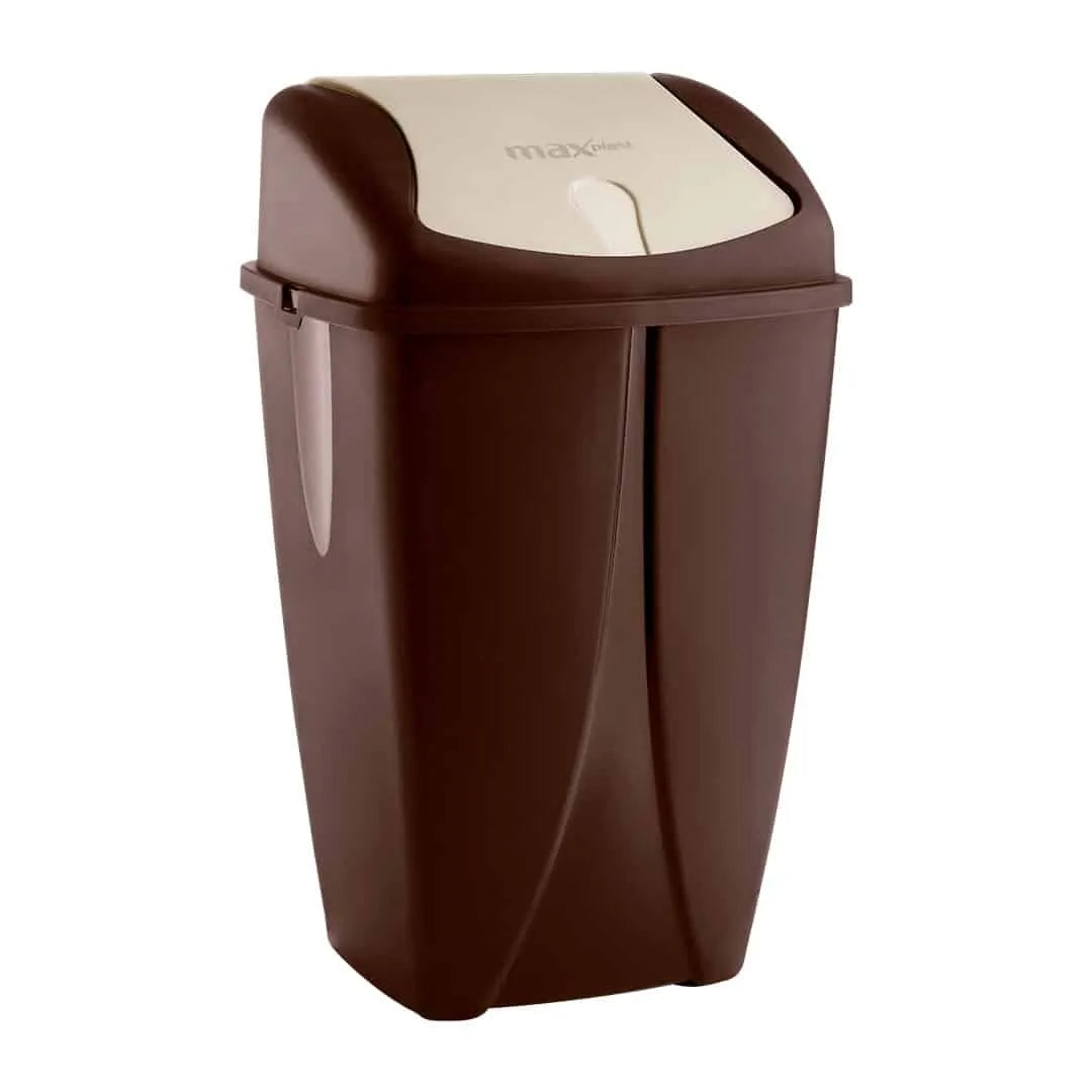 Max Plast - 10L Swing Lid Trash Bin