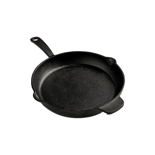 Alma Cast Iron- Round Skillet with Handles - 30cm - Cast Iron