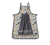 White House Kitchen Waterproof Apron with Removable Towel