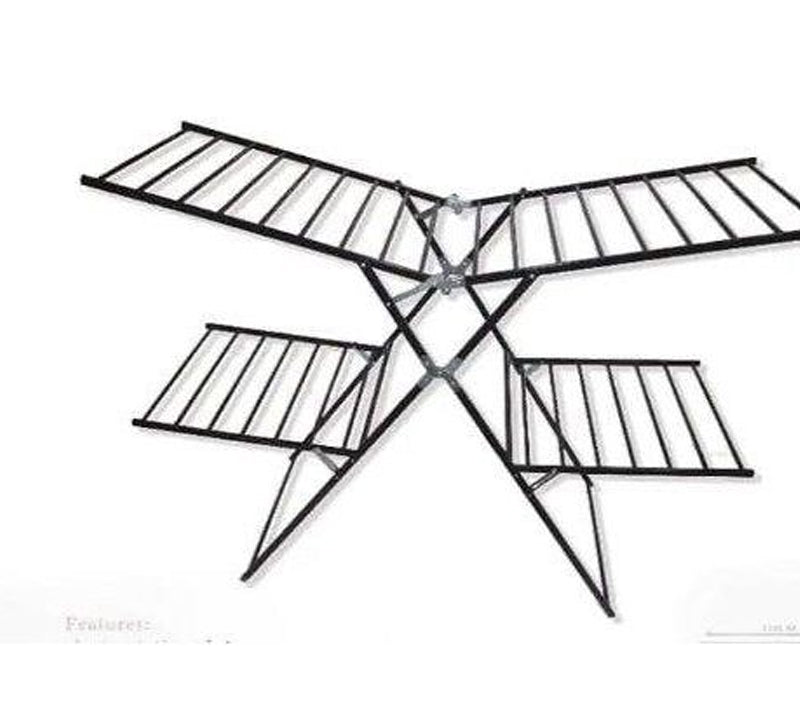 Hayel Double Laundry Rack with Foldable Wings – Made in Egypt