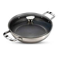 Prime Stainless Egg Plate 20 cm with Glass Lid – El Zanouki - Kitchanova