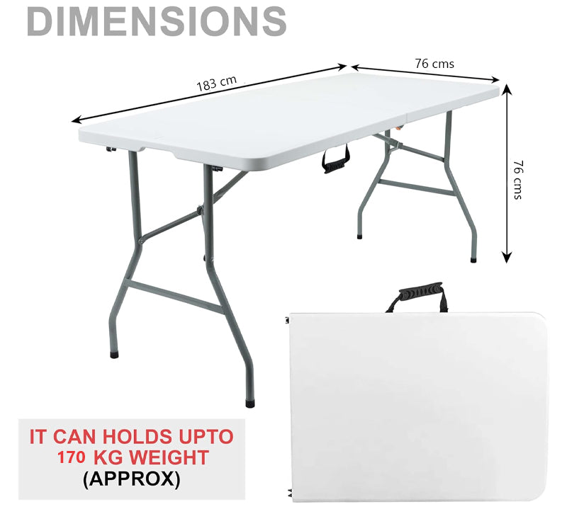 Hayel Foldable Table 183 X 76 Cm - Made In Egypt