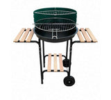 Metallink Charcoal Grill with Side Shelves - Kitchanova