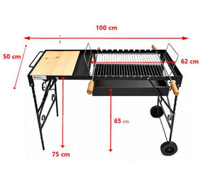 Metallink Charcoal grill With Ferforge Table