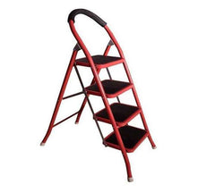4 Steps Metal Ladder - Wide Step