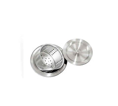 Sifin Steel 2 Drains sink stainless steel 88x50cms