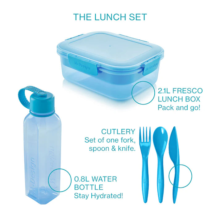 Fresco 2.1 ml Lunch Box Set + Free Mug