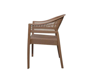 Trust Plast Marsilia Rattan Chair for Indoor & Outdoor Use - Kitchanova