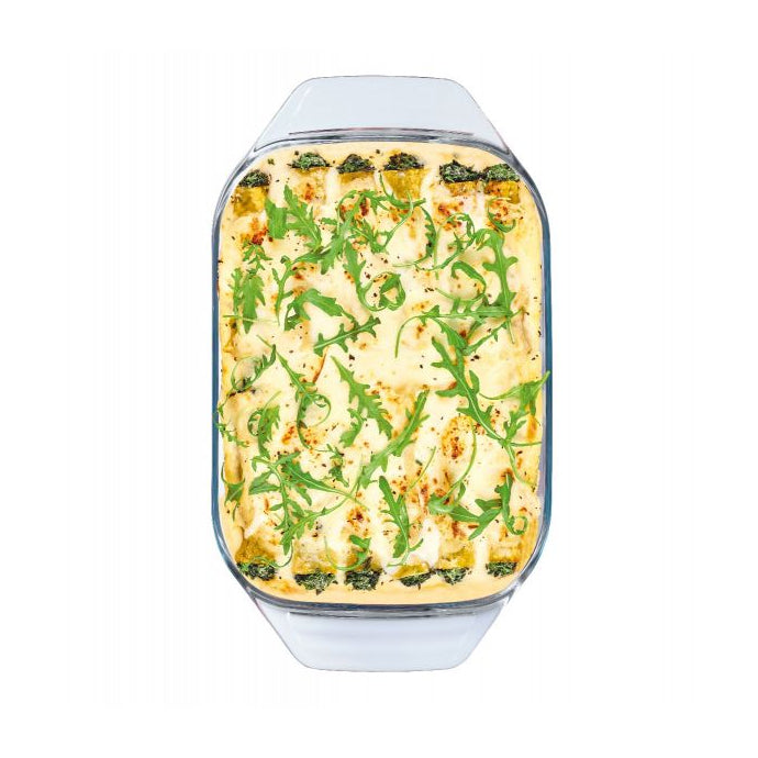Pyrex Optimum Set of 3 Rectangular Glass Roasters – 2L, 3L & 4L