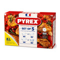 Pyrex Set of 5  Glass Bakeware & Oven Set – Made in France