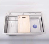 Sifin Steel Kitchen Sink 78 cm | Stainless Steel with Nano Ceramic Coating