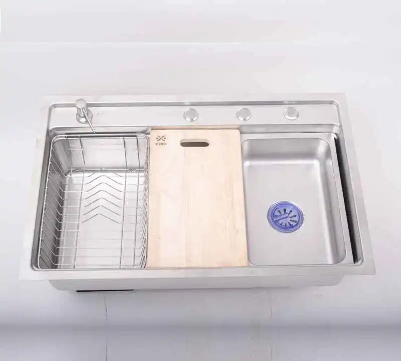 Sifin Steel Kitchen Sink 78 cm | Stainless Steel with Nano Ceramic Coating