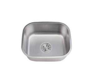 Sifin Steel Kitchen Sink 44x39cm Stainless Steel - Kitchanova