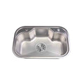 Sifin Steel Kitchen Sink 75x45cm Stainless Steel with Soap Dispenser - Kitchanova