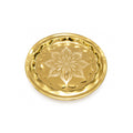 Gold Stainless Steel 304 Serving Tray – Decorative Round Serving Plate