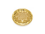 Gold Stainless Steel 304 Serving Tray – Decorative Round Serving Plate